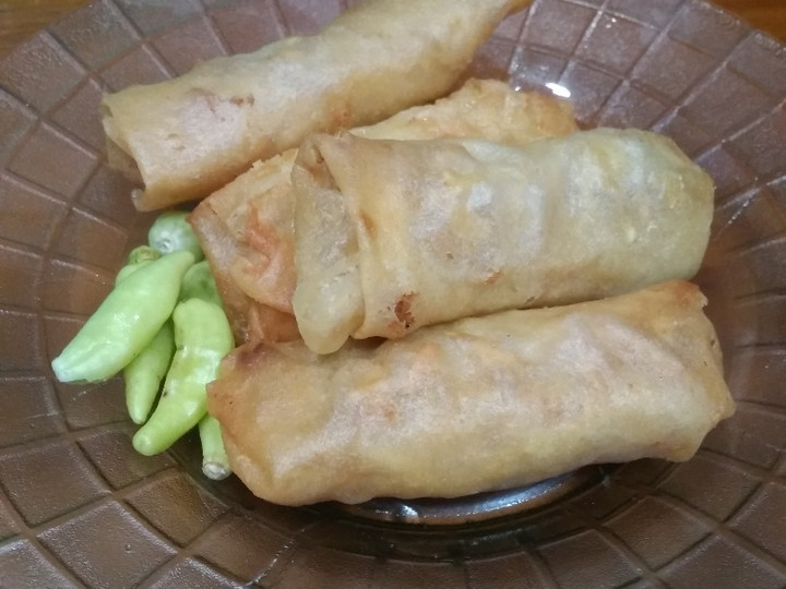 Anti Ribet, Bikin Lumpia rebung Ekonomis