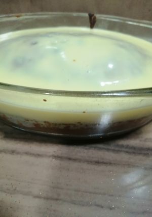 صورة لوصفة كيكة الكاسترد