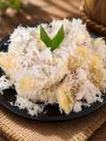 Pisang Kepok Kukus Salut Kelapa