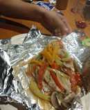 Pescado empapelado