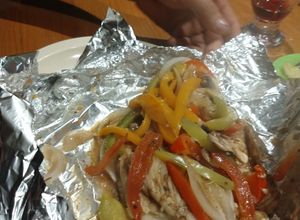 Una foto de Pescado empapelado