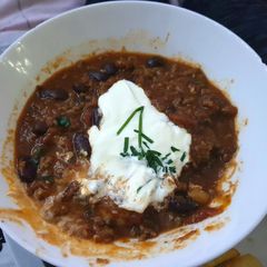 A picture of My Chilli Beef. 😘.
