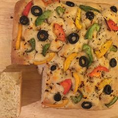 A picture of Focaccia bread.