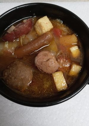 A picture of Beef and Vegetables Soup Instapot.