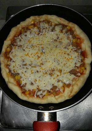 Foto resep 🌹 pizza teflon ikan sarden 🌹