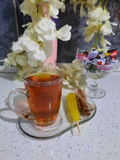 عکسی از دستور دمنوش دارچین و به