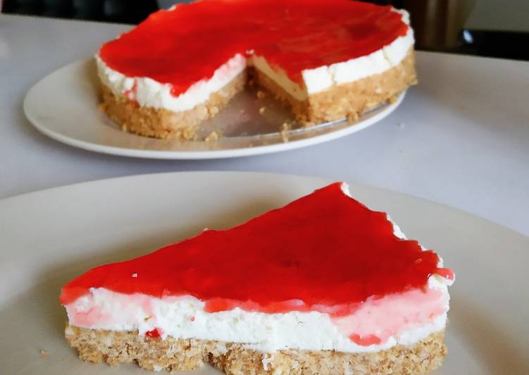 Resep Strawberry Cheese Cake (Unbaked), Menggugah Selera