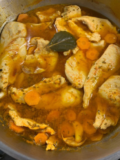 Una foto de Filetes de pollo en escabeche de la abuela