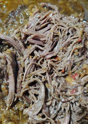 Una foto de Palanca desmechada al horno