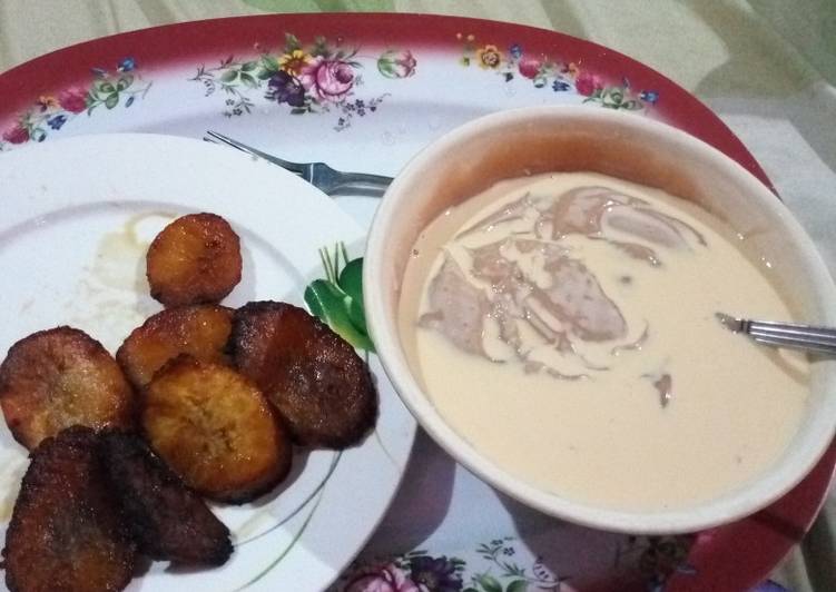 Simple Way to Prepare Award-winning Fresh Pap (Ogi) and Fried Plantain