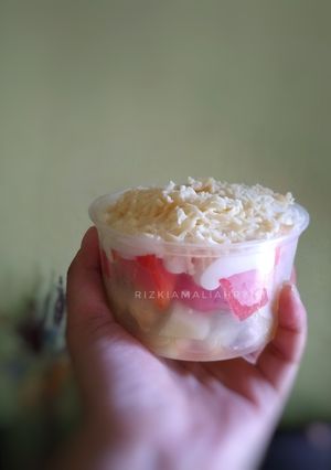Foto resep Salad Buah Yoghurt Seadanya Ekonomis Tapi Creamyyyy Abisss
