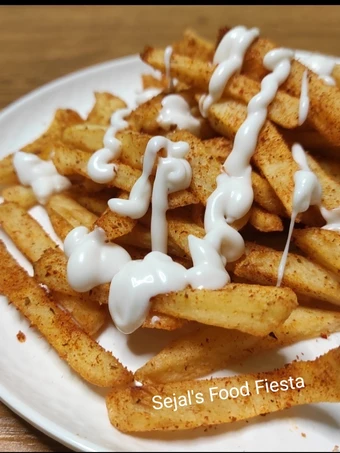 Easy Steps to Make French fries with mayonnaise the So Delicious You can take Joss in your mouth