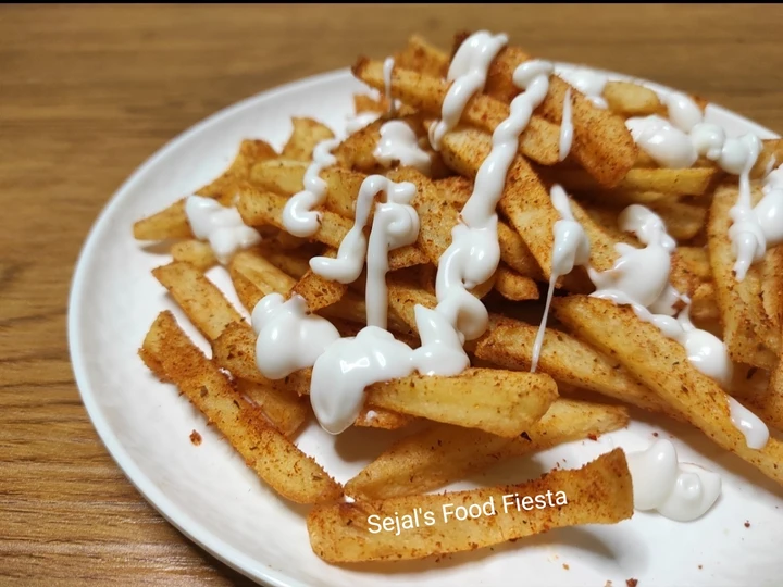 Easy Steps to Make French fries with mayonnaise the So Delicious You can take Joss in your mouth