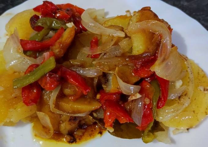 Receta de PATATAS CON CEBOLLA CARAMELIZADA (OLLA GM/D) 