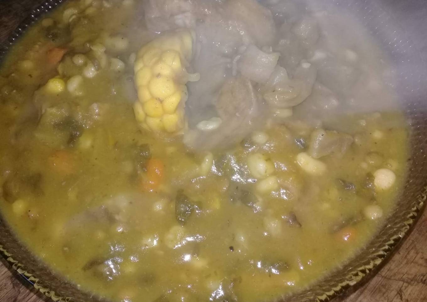 Locro del 9 de Julio a la leña ¡!Viva la patria!!💙💙