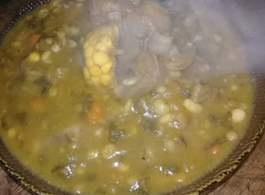 Una foto de Locro del 9 de Julio a la leña ¡!Viva la patria!!💙💙