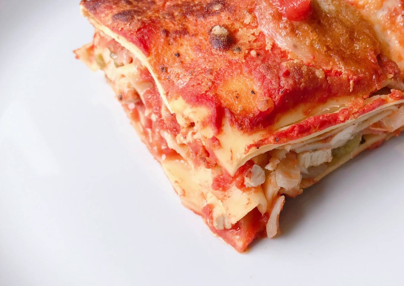 Lasagnes poulet basquaise