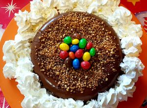 Foto principal de Pastel/flan de turrón crujiente