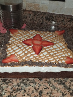 صورة لوصفة كيكة بالكريم