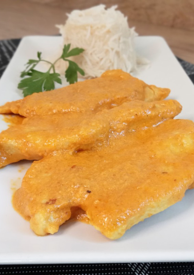 Una foto de Pavo al curry