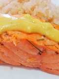 Salmão com molho dijon