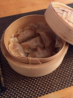 A picture of Home Made Dumplings.