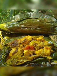 Foto resep Pepes tahu usus ati ampela