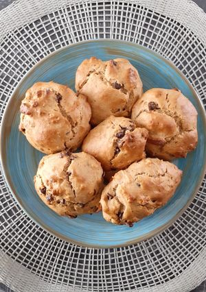 Une photo de Briochettes au Beurre de Cacahuètes et Pép de Chocolat / Healthy