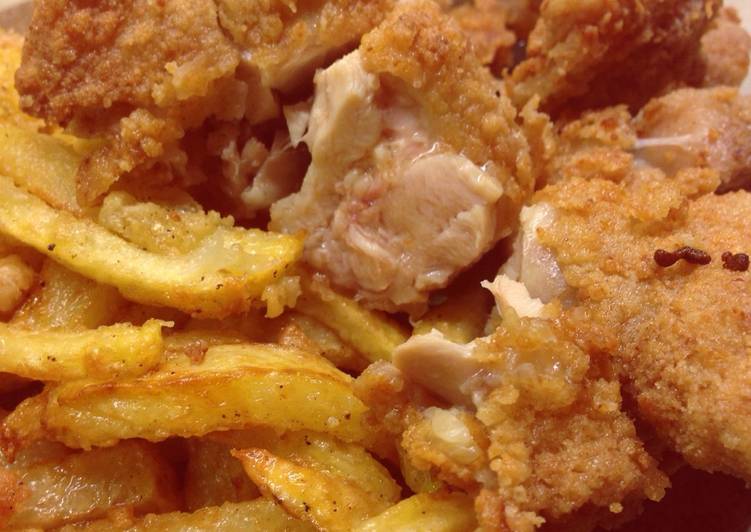 Resep Boneless Chicken Dice Anti Gagal