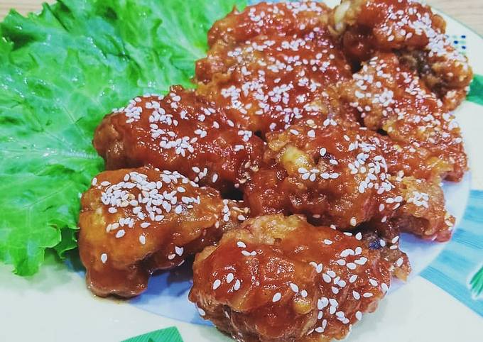 Resep Korean Fried Chicken, Endul