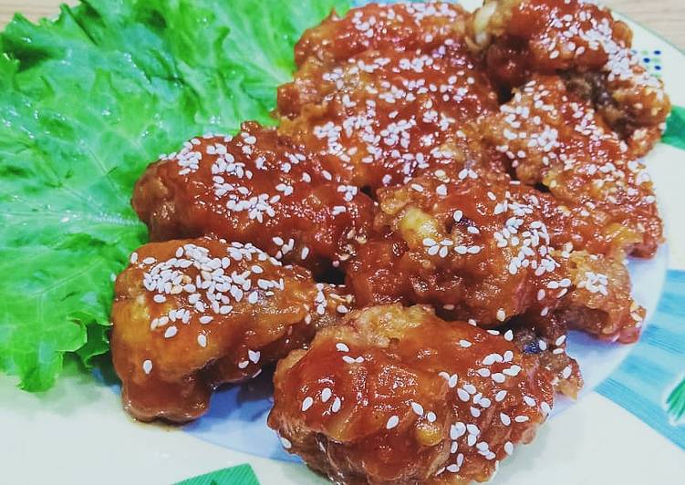 Bagaimana Membuat Korean Fried Chicken Anti Gagal