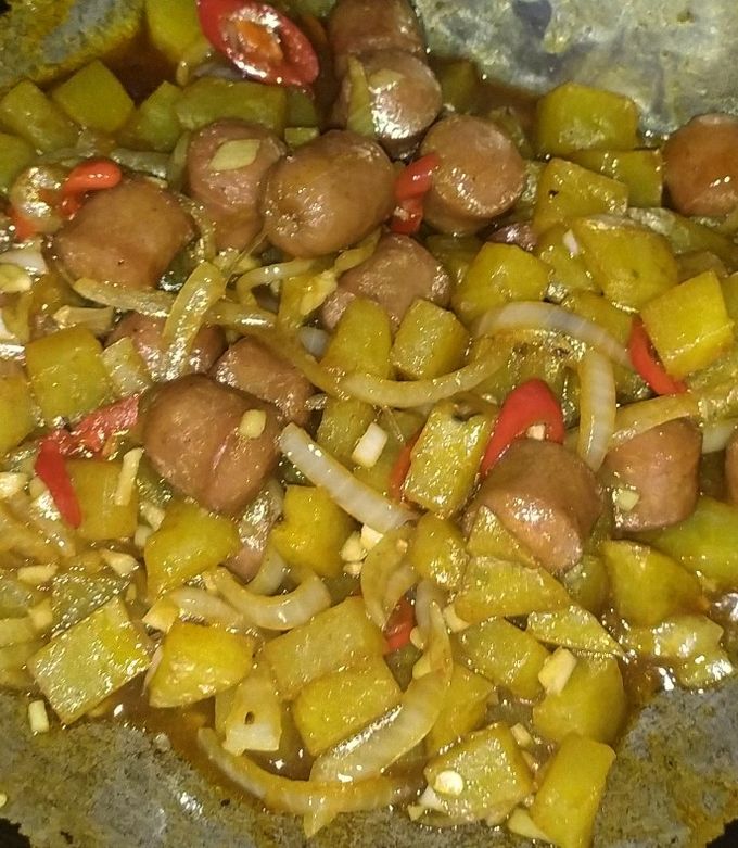 Foto resep Tumis Sosis Kentang