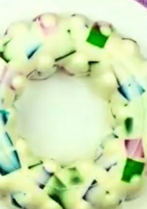 Una foto de Gelatina de mosaico