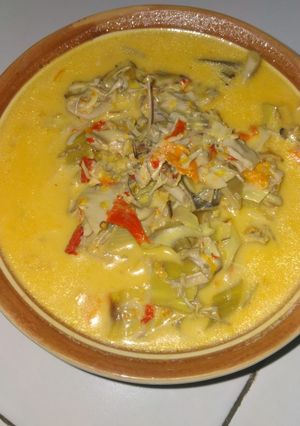 Foto resep Sayur santan jantung pisang