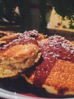 Una foto de Coconut Pancakes