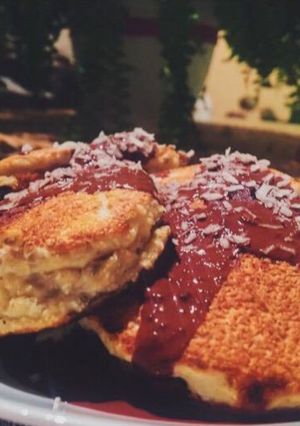 Una foto de Coconut Pancakes
