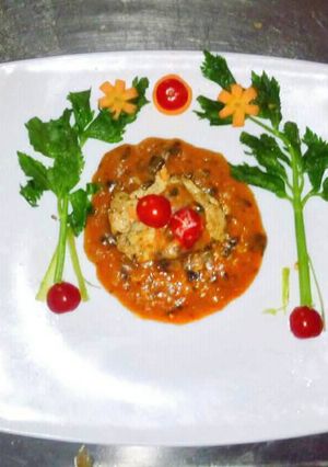 A picture of Chicken Espaganole.