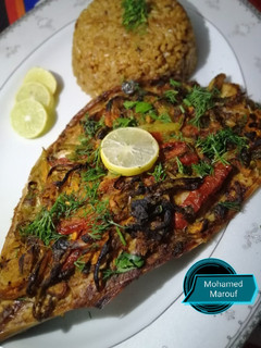 صورة لوصفة سمك سنجاري في الفرن 😋