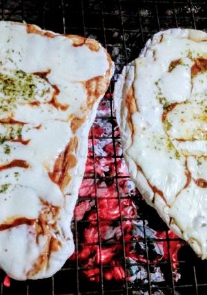 Una foto de Pizza a la Parrilla 🍕😉👌🎉