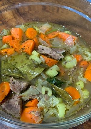 Foto resep Sup daging thyme
