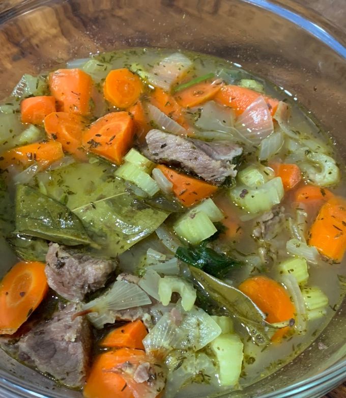 Foto resep Sup daging thyme