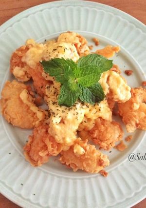 Foto resep Udang Krispi Saus Telor Asin