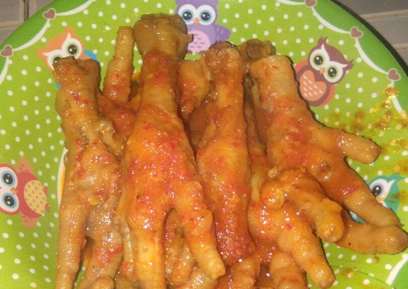Ceker pedas endul