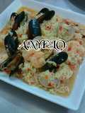 Arroz con mariscos 