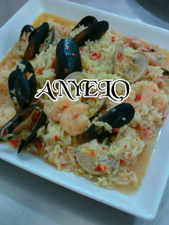Una foto de Arroz con mariscos