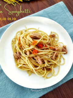 Foto resep Tuna Spaghetti Aglio Olio
