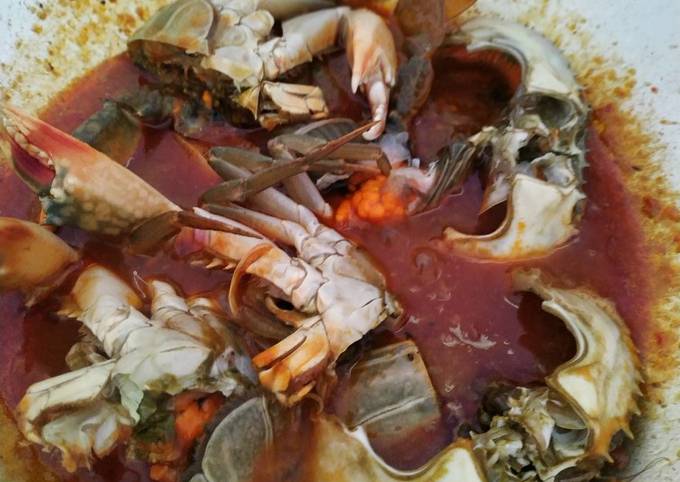 Kepiting asam manis pedes