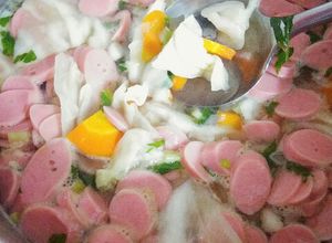 Foto resep Sop sosis bernardi simpel