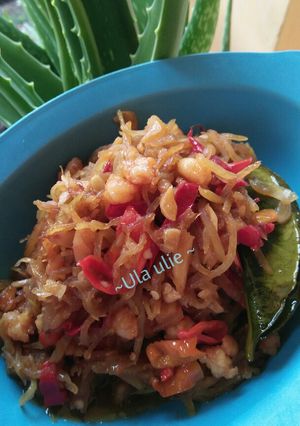 Foto resep Tumis pepaya muda pedas