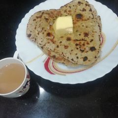 A picture of Millet Potato Paratha.